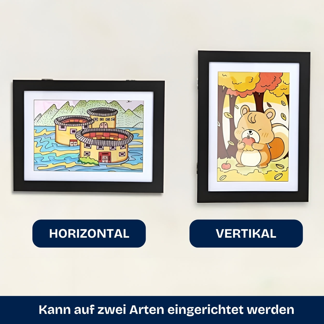 Kunstrahmen für Ihren kleinen Picasso - rahmen Sie die Zeichnungen Ihres Kindes mit Liebe ein!